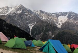 Triund, Sneak Peak of Dhauladhar Range!